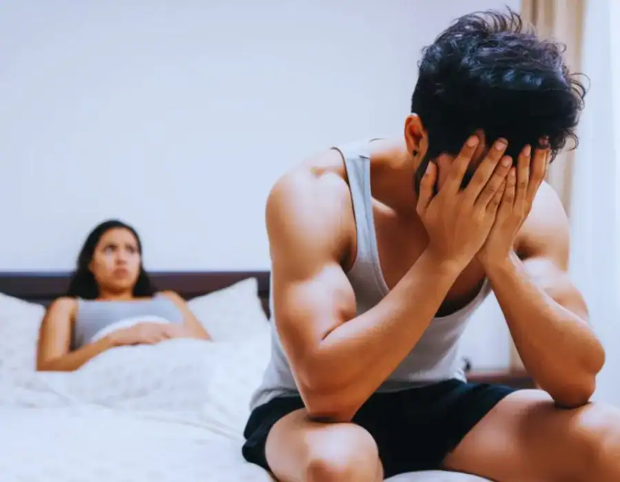 Image of upset man in need of erectile dysfunction treatment Epping