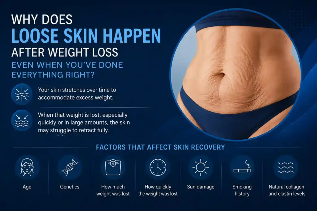 Why Does Loose Skin Happen After Weight Loss Even When You’ve Done Everything Right Epping?