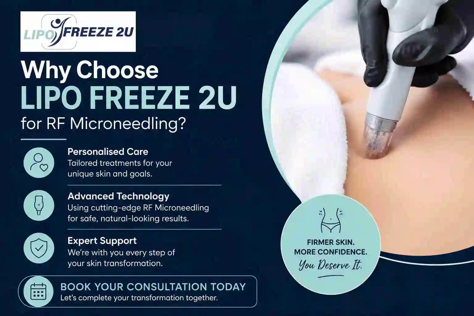 Why Choose LIPO FREEZE 2U for RF Microneedling Epping?